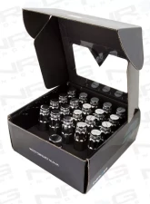 NRG 20-piece 700 Series M12 x 1.25 Steel Lug Nut and dust cap cover Set Silver plus lock socket                                     - LN-LS710SL-21 - Image 2