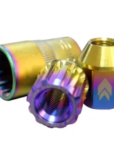 NRG 20-piece 200 Series M12 x 1.5 Lug Nut Set Titanium NeoChrome Plus Lock Socket                                     - LN-T200MC-21 - Image 5