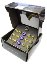 NRG 20-piece 200 Series M12 x 1.25 Lug Nut Set Titanium NeoChrome Plus Lock Socket                                     - LN-T210MC-21 - Image 5