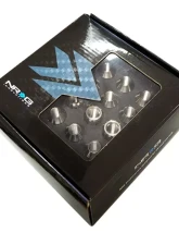 NRG 20-piece 200 Series M12 x 1.25 Lug Nut Set Titanium Silver Plus Lock Socket                                     - LN-T210SL-21 - Image 4