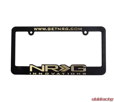 NRG License Plate Frame Gold - LPF-101