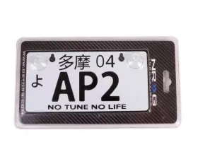 NRG AP-2 JDM Style Aluminum Mini License Plate