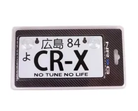 NRG CR-X JDM Style Aluminum Mini License Plate
