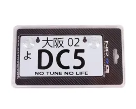 NRG DC5 JDM Style Aluminum Mini License Plate