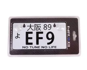 NRG EF9 JDM Style Aluminum Mini License Plate