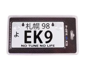 NRG EK9 JDM Style Aluminum Mini License Plate