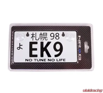 NRG EK9 JDM Style Aluminum Mini License Plate - MP-001-EK9
