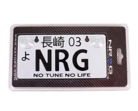 NRG NRG JDM Style Aluminum Mini License Plate