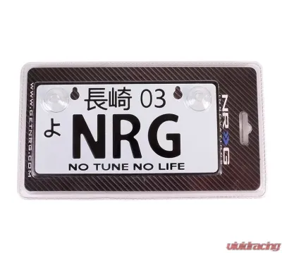 NRG NRG JDM Style Aluminum Mini License Plate - MP-001-NRG