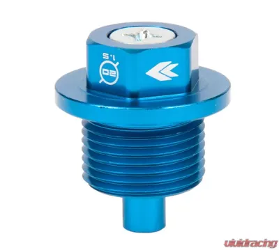 NRG Magnetic Oil Drain Plug M20x1.5 Blue Subaru - NOP-300BL