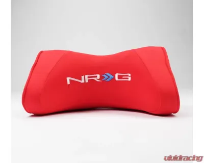 NRG Memory Foam Neck Pillow For Any Seats Red - SA-001RD