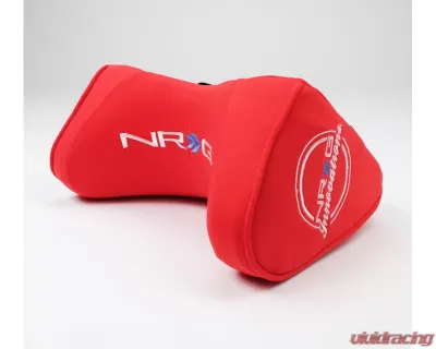 NRG Memory Foam Neck Pillow For Any Seats Red - SA-001RD