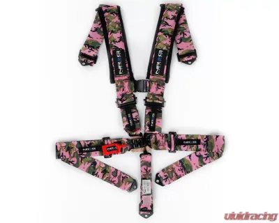 NRG SFI 16.1 5Pt 3 Inch Seat Belt Harness Latch Link Digital Camo - SBH-5PCPKCAMO
