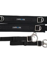 NRG SFI 3.3 Arm Restraints One Pair Black                                     - SBH-AR01BK - Image 2