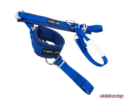 NRG SFI 3.3 Arm Restraints One Pair Blue - SBH-AR01BL