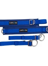 NRG SFI 3.3 Arm Restraints One Pair Blue                                     - SBH-AR01BL - Image 2
