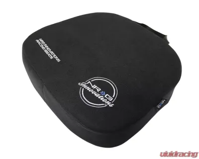 NRG Racing Seat Cushion Memory Foam Nylon Black With White Stitching - SC-WHD01