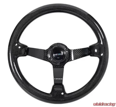 NRG ST-036FC Forged Carbon Fiber Deep Dish Steering Wheel - ST-036FC