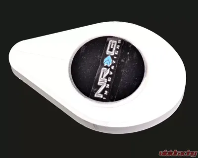 NRG White Radiator Cap Cover Universal - RDC-100WT
