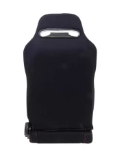 NRG Type-R Cloth Sport Seat Black with Red Stitching                                     - RSC-200L/R - Image 3