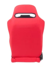 NRG Type-R Cloth Sport Seat Red with Red Stitching                                     - RSC-210L/R - Image 3