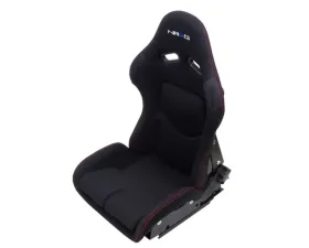 NRG FRP Reclinable Bucket Seat One-Piece Black Red
