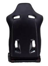 NRG The Arrow Sports Seat Black Cloth with Red Stitching                                     - RSC-800L/R - Image 3