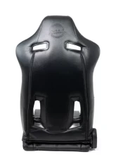 NRG The Arrow Sports Seat Vinyl  Black with Black Stitching                                     - RSC-810BK L/R - Image 4