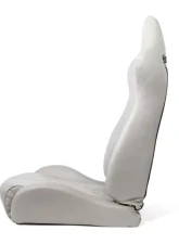 NRG The Arrow Sports Seat Vinyl  Grey with Grey Stitching                                     - RSC-810GY L/R - Image 3