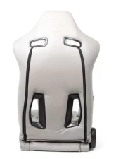 NRG The Arrow Sports Seat Vinyl  Grey with Grey Stitching                                     - RSC-810GY L/R - Image 4