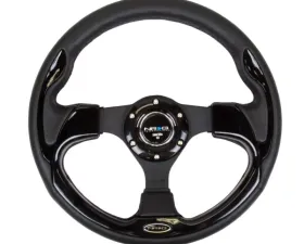 NRG Reinforced Sport Steering Wheel 320mm Black Trim