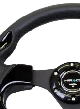 NRG Reinforced Sport Steering Wheel 320mm Black Trim                                     - RST-001BK - Image 3