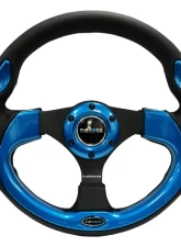 NRG Reinforced Sport Steering Wheel 320mm Blue Trim                                     - RST-001BL - Image 4