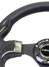 NRG Sport Reinforced Steering Wheel 320mm Carbon Fiber Look Trim 001CBL                                     - RST-001CFL - Image 3