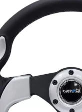 NRG Reinforced Sport Steering Wheel 320mm Silver Trim                                     - RST-001SL - Image 3
