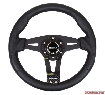 NRG Sport Reinforced Steering Wheel 320mm Carbon Center Spoke - RST-002RCF