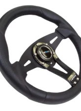 NRG Sport Reinforced Steering Wheel 320mm Carbon Center Spoke                                     - RST-002RCF - Image 2