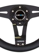 NRG Sport Reinforced Steering Wheel 320mm Carbon Center Spoke                                     - RST-002RCF - Image 4