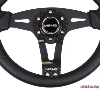 NRG Sport Reinforced Steering Wheel 320mm Carbon Center Spoke - RST-002RCF