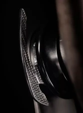 NRG Reinforced Sport Steering Wheel 350mm 3 Inch Deep Black Leather Alcantara Stitching                                     - RST-018SA - Image 5