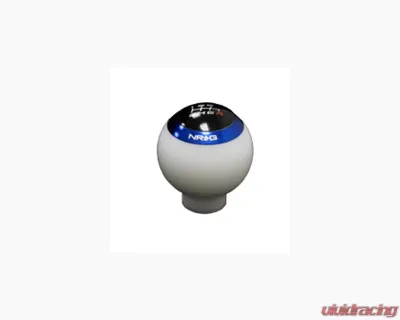 NRG White Shift Knob with 4 Interchangeable Rings Universal - SK-016WT