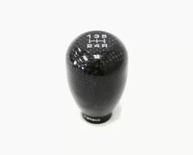 NRG Black Carbon Fiber 42mm 5 Speed Heavy Weight Shift Knob Honda