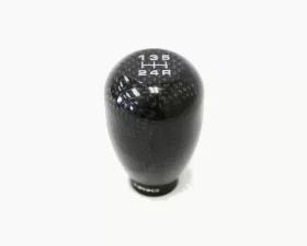NRG Black Carbon Fiber 42mm 5 Speed Heavy Weight Shift Knob Universal