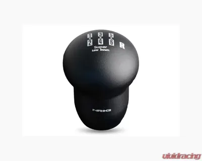 NRG Black Super Low Down 6 Speed Shift Knob Universal - SK-141BK