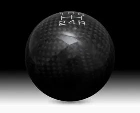 NRG Black Carbon Fiber 5 Speed Heavy Weight Ball Style Shift Knob Universal
