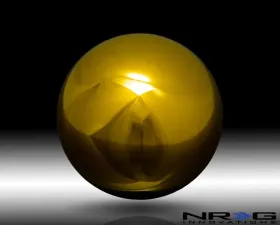 NRG Chrome Gold Heavy Weight Ball Style Shift Knob Universal