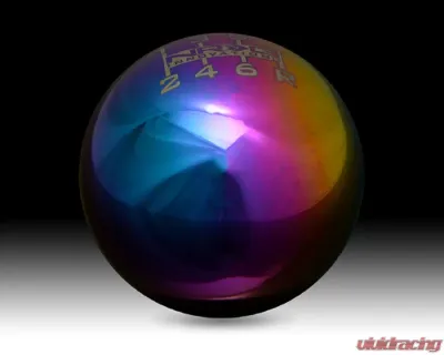 NRG Neochrome 6 Speed Heavy Weight Ball Style Shift Knob Universal - SK-300MC-1-W