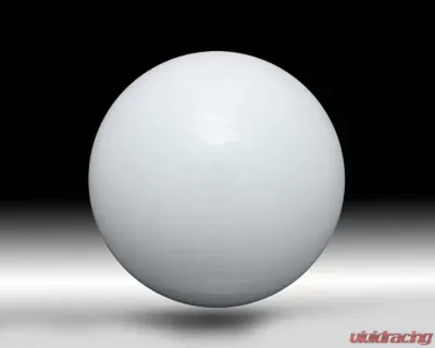 NRG Solid White Heavy Weight Ball Style Shift Knob Universal - SK-300WH-W