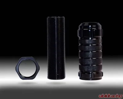 NRG Black M10 x 1.25 Stealth Adjustable Shift Knob Universal - SK-500BK-1