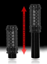NRG Black M10 x 1.25 Stealth Adjustable Shift Knob Universal                                     - SK-500BK-1 - Image 2